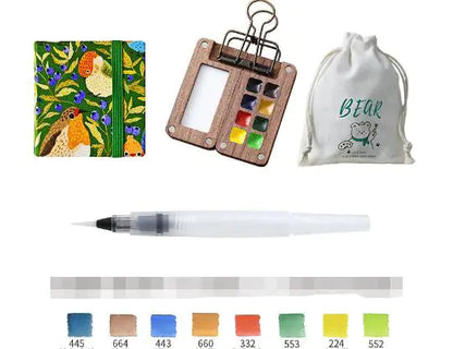 Kit de pintura portátil para viagens