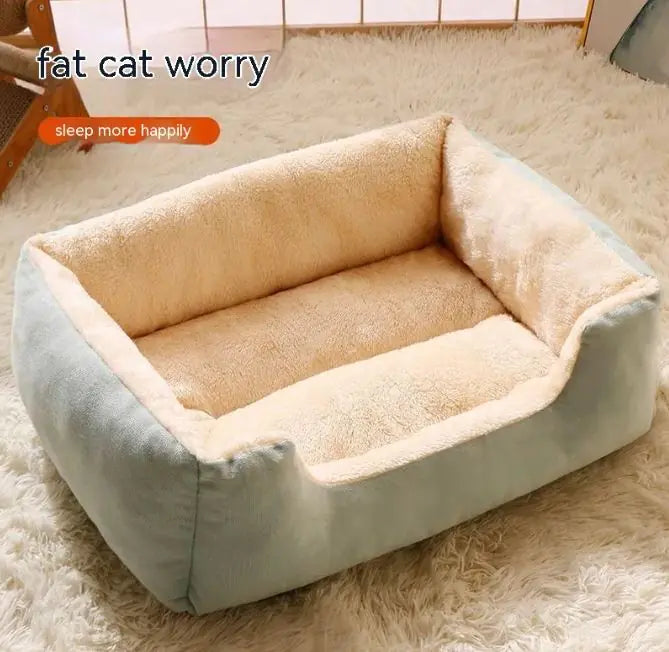 Cama aconchegante e higiênica para gatos